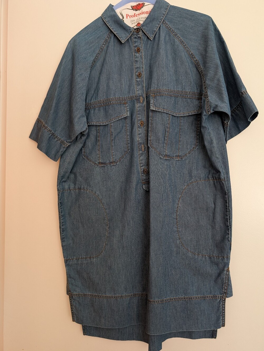 Banana Republic Blue Denim Shirt Dress